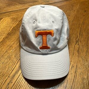 “T” Tennessee white adjustable baseball cap
